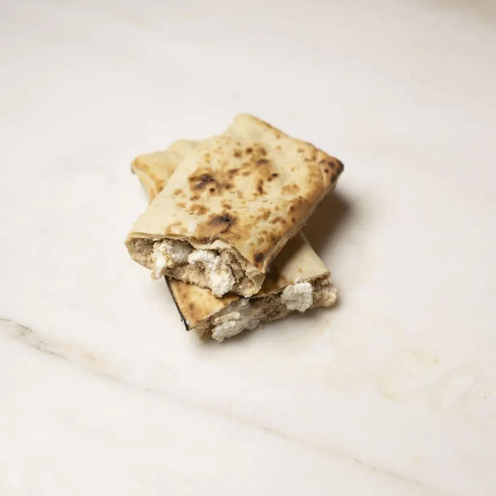 Feta Cheese and Tahini Tandoor Bread